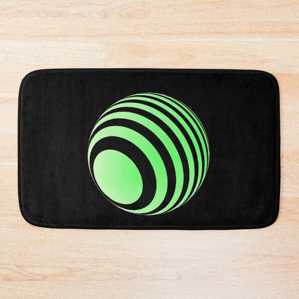 Item preview, 3D ball with green stripes designed and sold by HA-Design-Kunst.