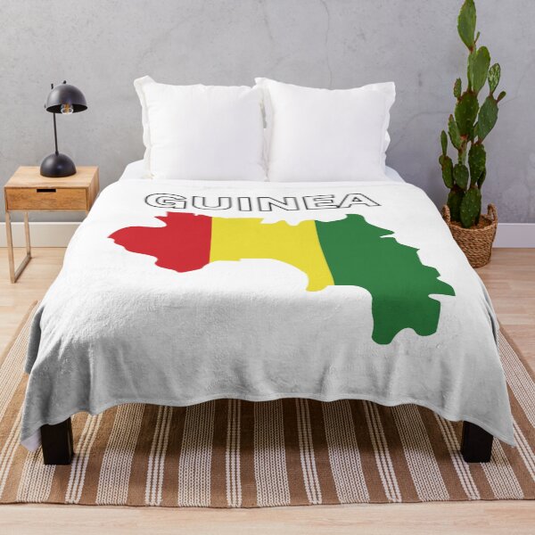 Item preview, Guinea Flag Map designed and sold by atomstartup.
