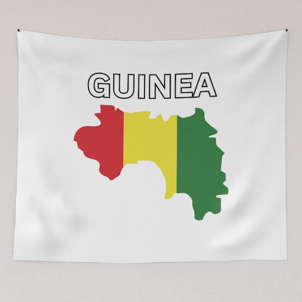 Item preview, Guinea Flag Map designed and sold by atomstartup.