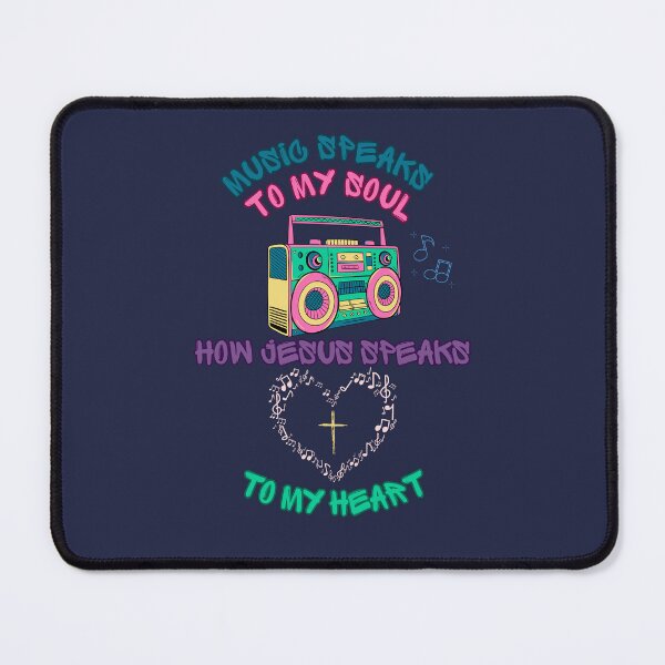 Item preview, Music speaks to my soul, how Jesus speaks to my heart designed and sold by ElevateYourEnergy.