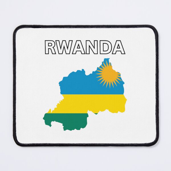 Item preview, Rwanda Flag Map designed and sold by atomstartup.