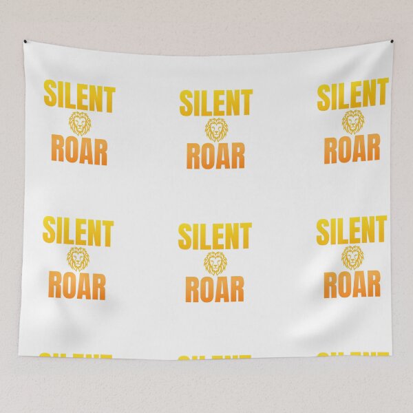 Item preview, Silent Roar – Inner Power Minimalist Typography Design designed and sold by Hamadamedo.