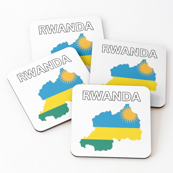 Item preview, Rwanda Flag Map designed and sold by atomstartup.