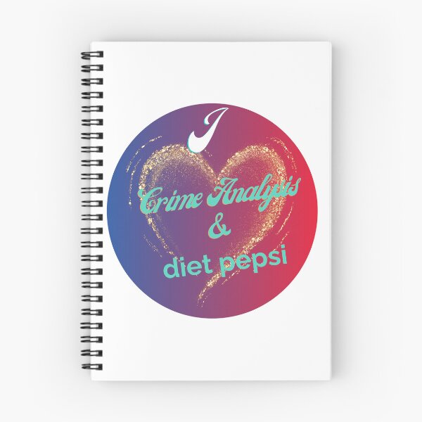 Item preview, I love Crime Analysis & Diet Pepsi designed and sold by Florida Crime and Intelligence Analyst Assocation.