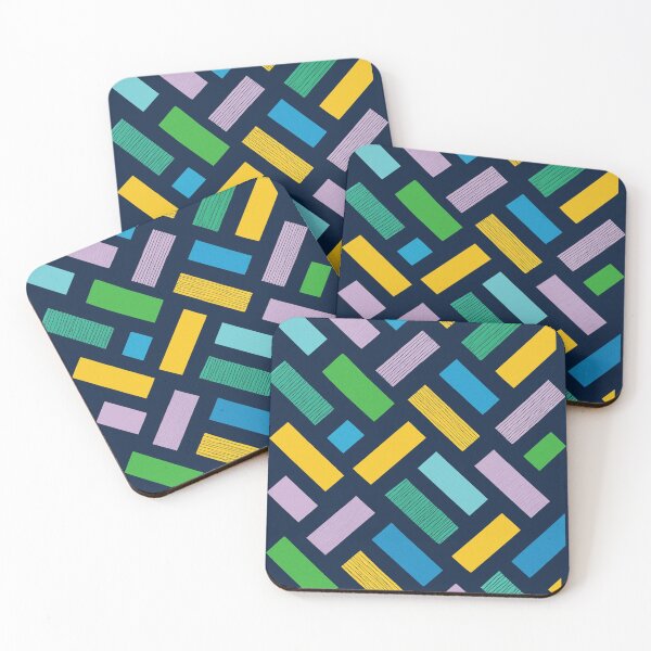 Item preview, Geometry meets color rush Modern designed and sold by Sigtrix.