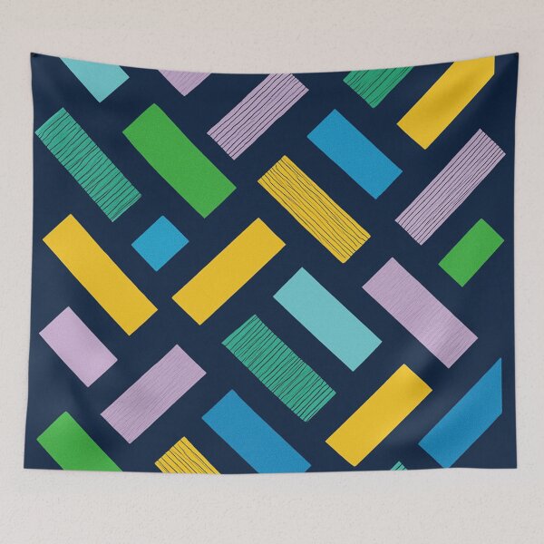 Item preview, Geometry meets color rush Modern designed and sold by Sigtrix.