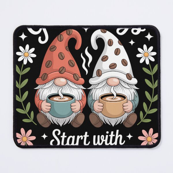 Item preview, Cute Coffee Lovers Gnomes Gnomies designed and sold by blueyeeti.