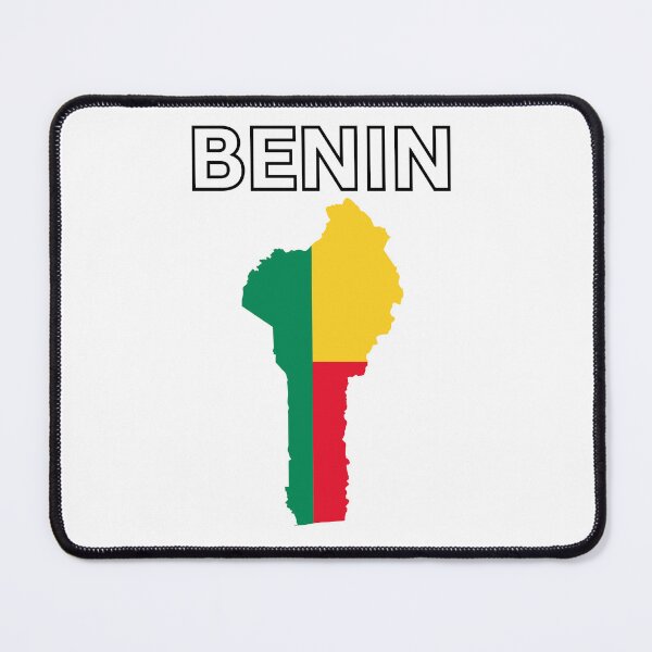 Item preview, Benin Flag Map designed and sold by atomstartup.