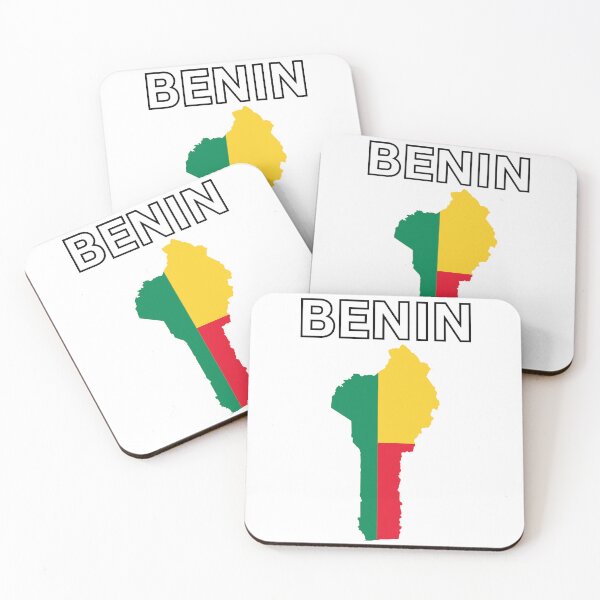 Item preview, Benin Flag Map designed and sold by atomstartup.