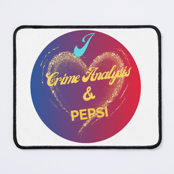 Item preview, I love Crime Analysis & Pepsi designed and sold by Florida Crime and Intelligence Analyst Assocation.