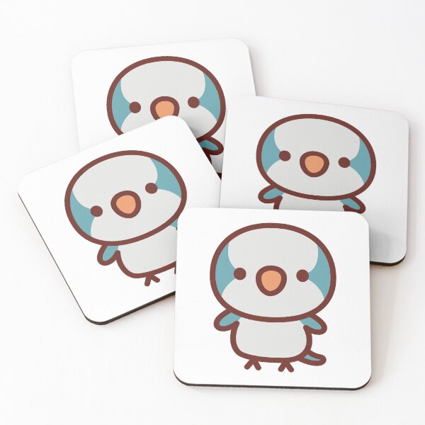 Item preview, blue Monk parakeet designed and sold by INKOYADO.