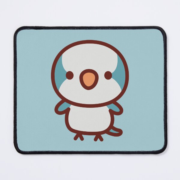 Item preview, blue Monk parakeet designed and sold by INKOYADO.