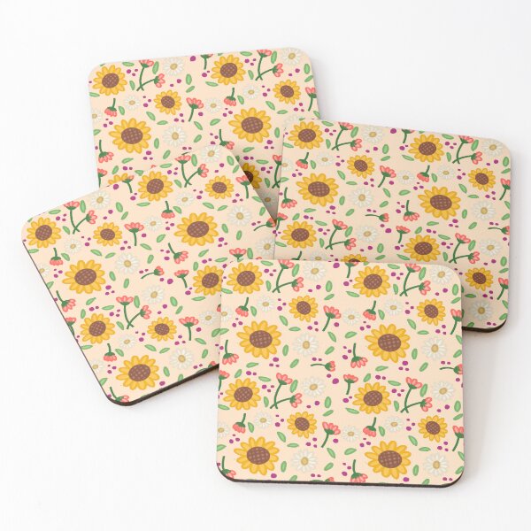 Item preview, Sunflowers, Daisies & Pink Blossoms designed and sold by PlatwoArtshop.