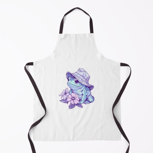Item preview, Frogcore Sticker - Whimsical Frog with Bucket Hat & Flower | Weirdcore Aesthetic designed and sold by NADARTDOM.