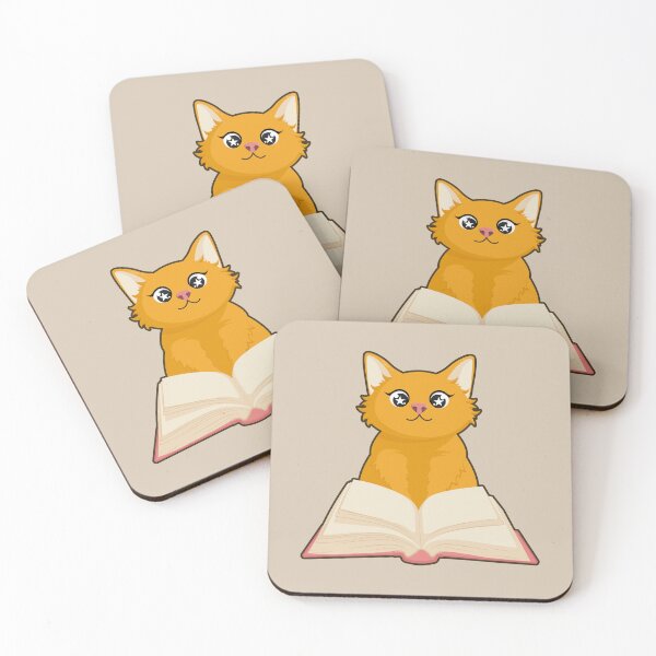 Item preview, Cute Cat reads for Book Lovers designed and sold by Art-of-Rory.