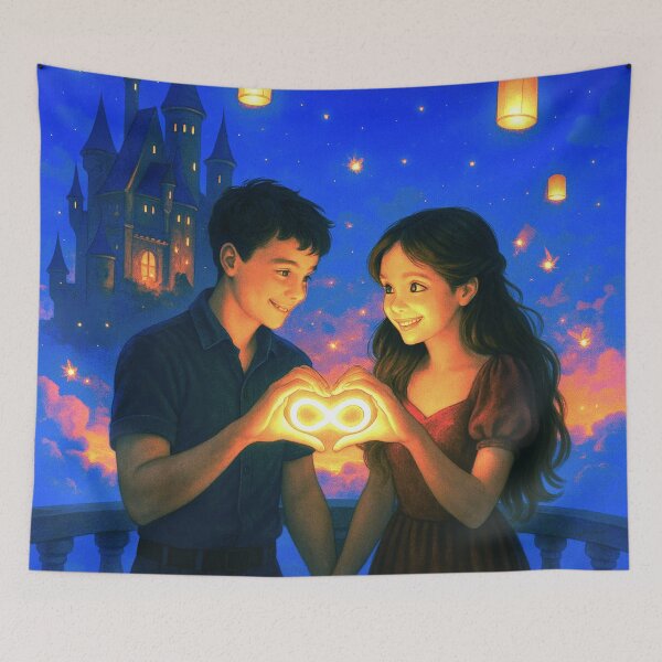 Item preview, Wishes Afloat in the Sky: Two Hearts Become Eternity designed and sold by Fantabulous.