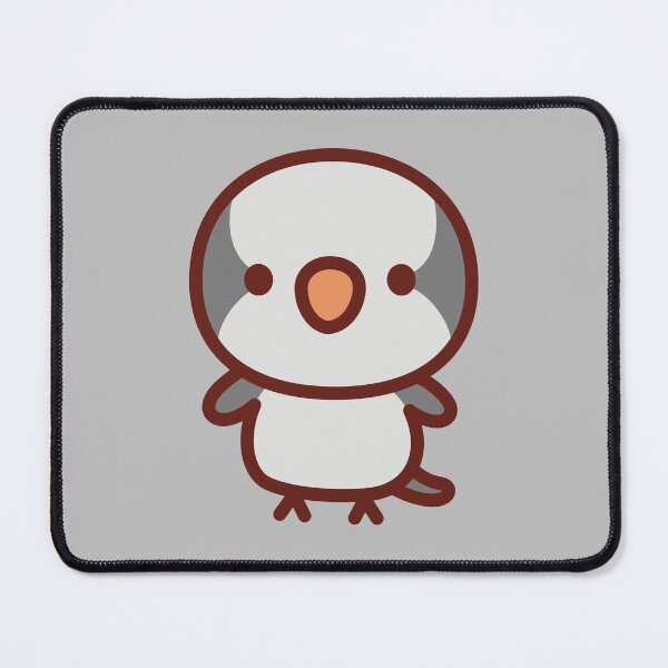 Item preview, grey Monk parakeet designed and sold by INKOYADO.