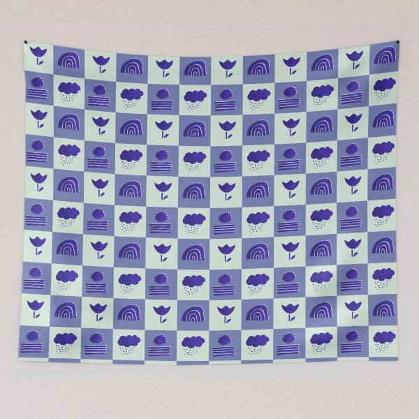Item preview, Weather Blocks Pattern designed and sold by The Wise Apricot.