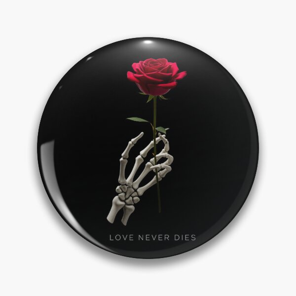 Item preview, Love Never Dies – Gothic Romance Skeleton Rose Design designed and sold by Bryan7type.