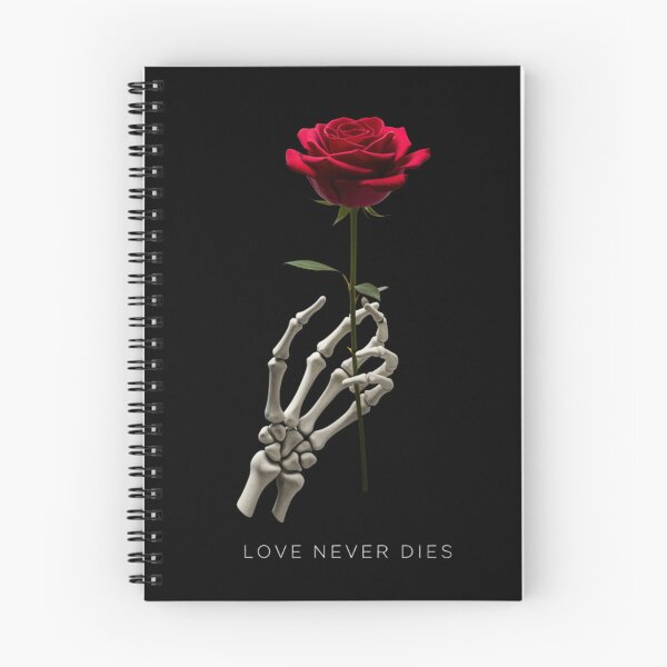 Item preview, Love Never Dies – Gothic Romance Skeleton Rose Design designed and sold by Bryan7type.