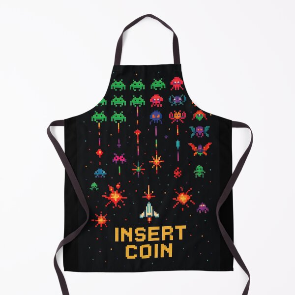 Item preview, Insert Coin Retro Arcade Shooter Game Tee designed and sold by Retr0Tshirts.