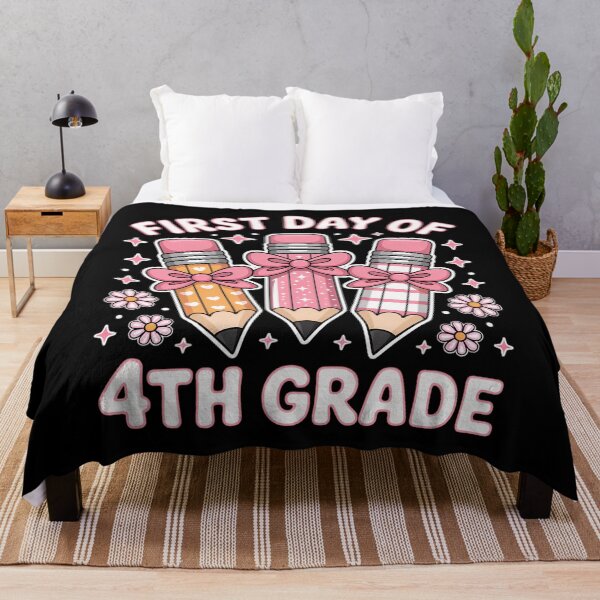 Item preview, First Day Of 4th Grade Coquette Back To School designed and sold by blueyeeti.