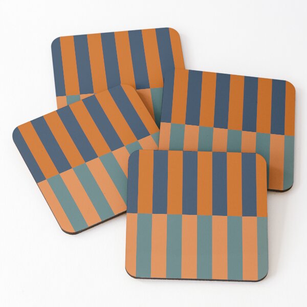 Item preview, Blue and Orange, Grid, Check, Rectangles  designed and sold by OneThreeSix.