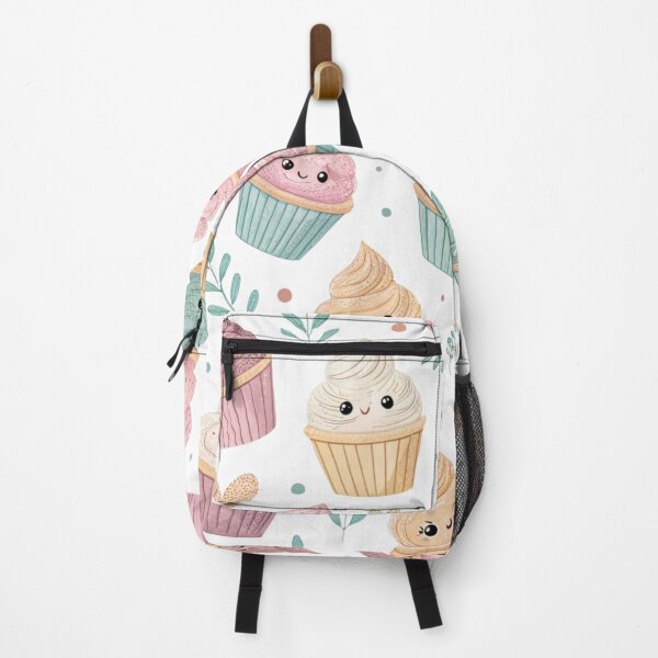 Item preview, Kawaii Cupcake Pattern with Pastel Colors designed and sold by joycrysstudio.