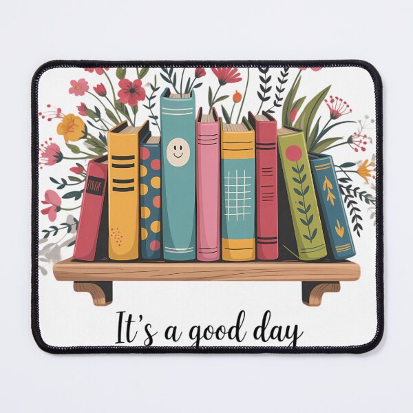 Item preview, Its A Good Day To Read A Book Floral Book Lovers Librarian designed and sold by blueyeeti.
