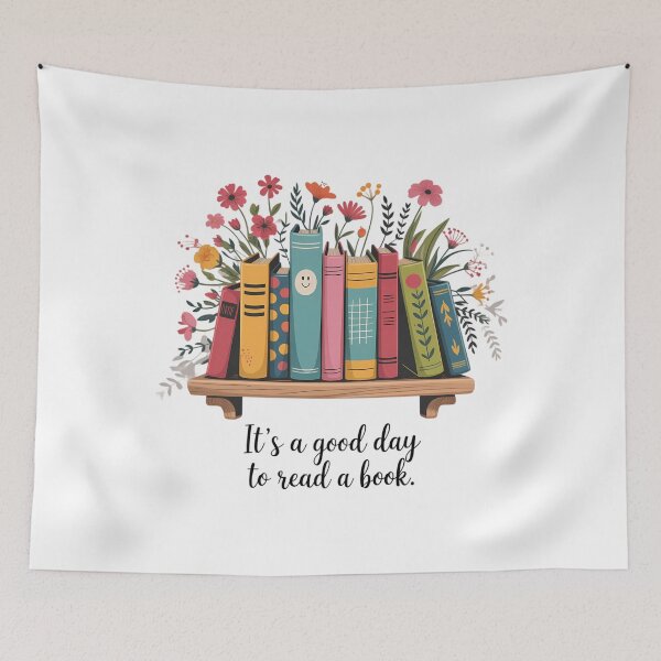 Item preview, Its A Good Day To Read A Book Floral Book Lovers Librarian designed and sold by blueyeeti.