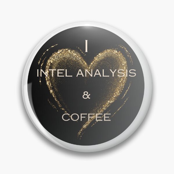 Item preview, I love Intel Analysis & Coffee designed and sold by Florida Crime and Intelligence Analyst Assocation.
