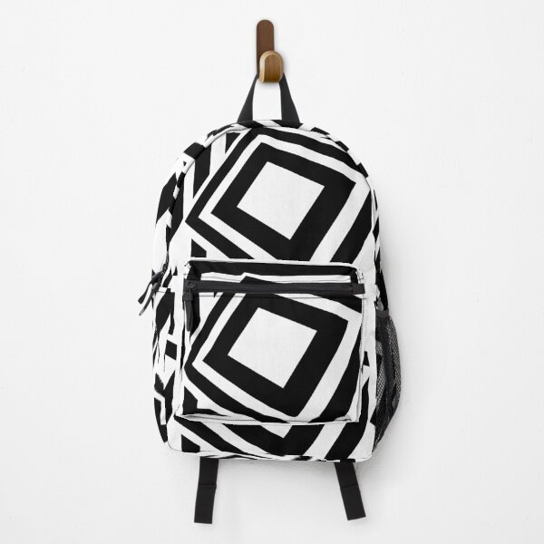 Item preview, 1960's Mod Squares in Black and White - Retro Abstract designed and sold by MellowCat.