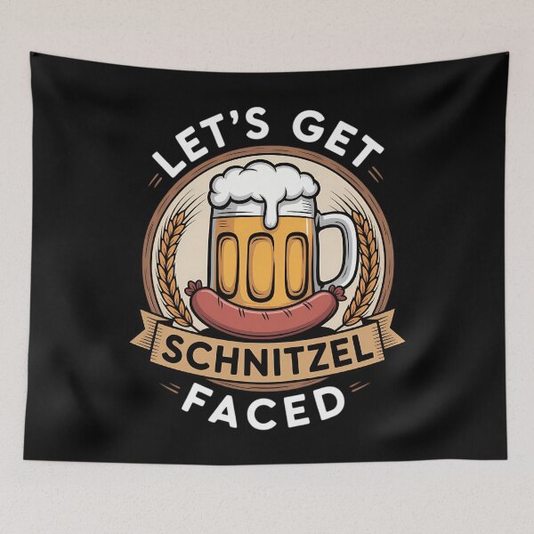 Item preview, Lets Get Schnitzel Faced German Women Oktoberfest Germany designed and sold by blueyeeti.