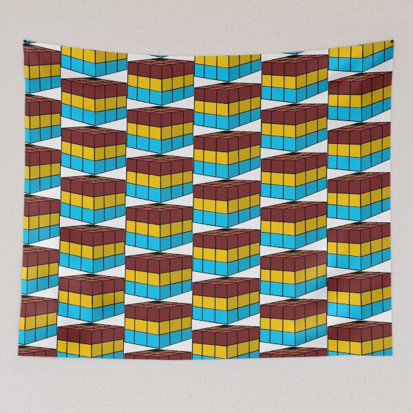 Item preview, Rubik Polygender Pride Flag Cube designed and sold by HarveyHandcraftsandDesigns.