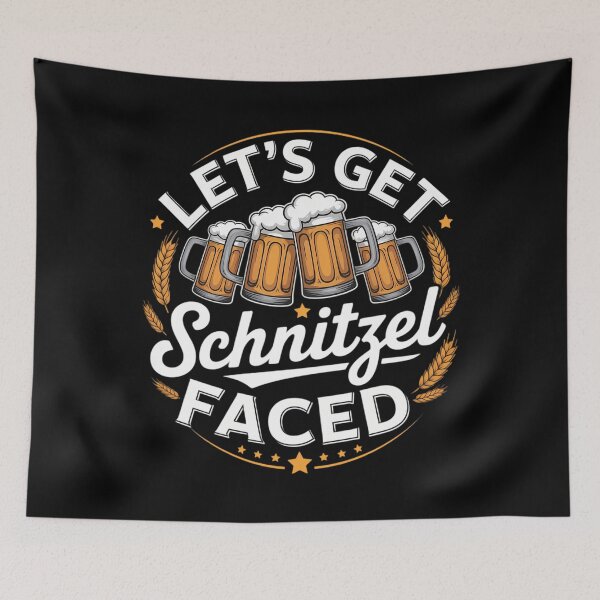 Item preview, Lets Get Schnitzel Faced, Oktoberfest designed and sold by blueyeeti.