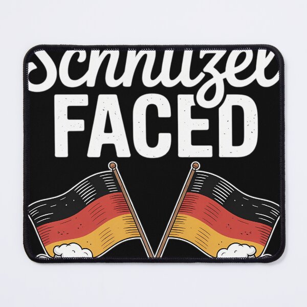 Item preview, Lets Get Schnitzel Faced German Flag Oktoberfest designed and sold by blueyeeti.