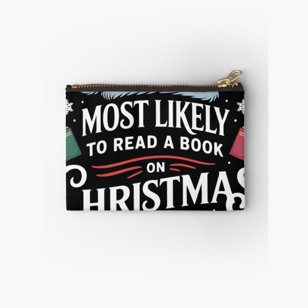 Item preview, Most Likely To Read A Book On Christmas designed and sold by blueyeeti.