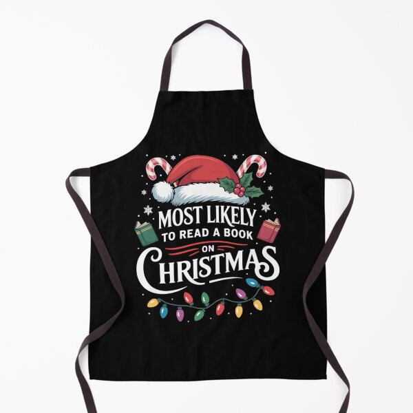 Item preview, Most Likely To Read A Book On Christmas designed and sold by blueyeeti.