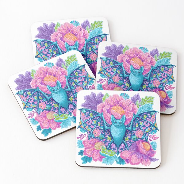 Item preview, Psychedelic Bat Floral Fantasy designed and sold by EL-Lebedenko.