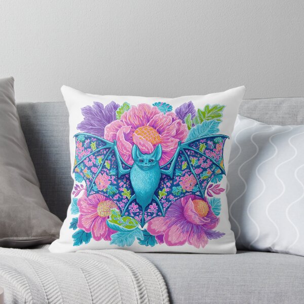 Item preview, Psychedelic Bat Floral Fantasy designed and sold by EL-Lebedenko.