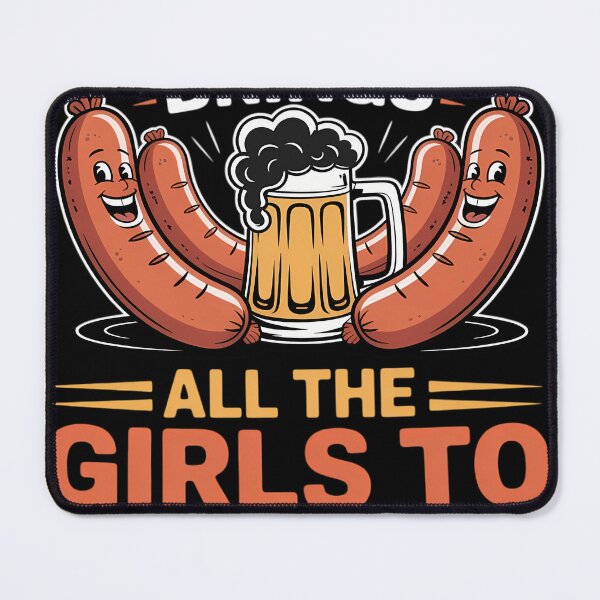 Item preview, My bratwurst brings all the girls to the yard - Oktoberfest designed and sold by blueyeeti.