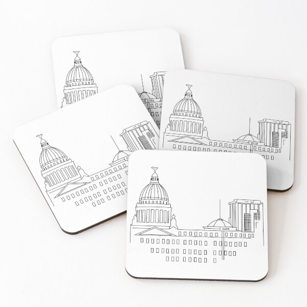 Item preview, Jackson Mississippi skyline designed and sold by Digital4youLk.