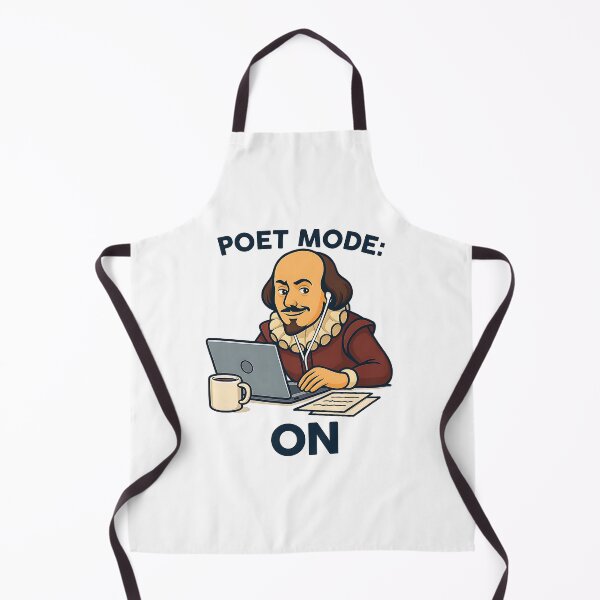 Item preview, Poet Mode: ON – Modern Shakespeare Art designed and sold by Cheerioza.