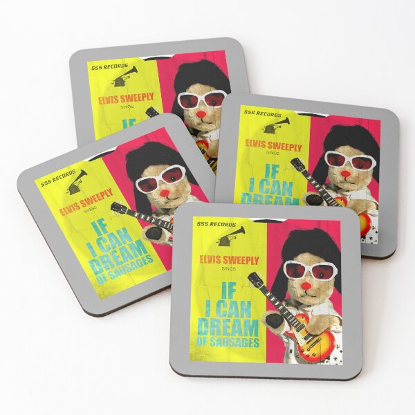 Item preview, Sooty Elvis Sweeply If I Can Dream Of Sausages designed and sold by All-And-Every.