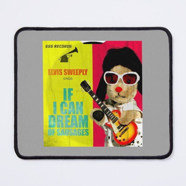 Item preview, Sooty Elvis Sweeply If I Can Dream Of Sausages designed and sold by All-And-Every.