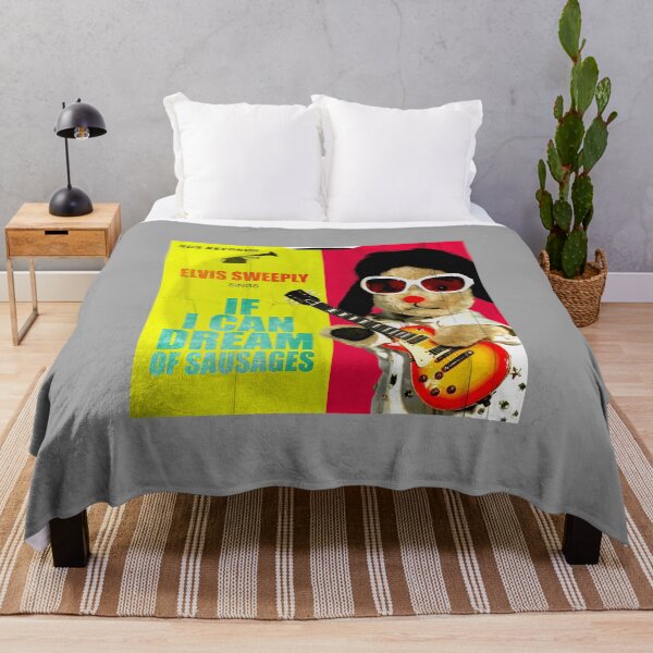 Item preview, Sooty Elvis Sweeply If I Can Dream Of Sausages designed and sold by All-And-Every.