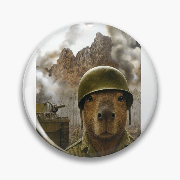 Item preview, Capybara Soldier – The War Changed Him designed and sold by Capybarastore_77.