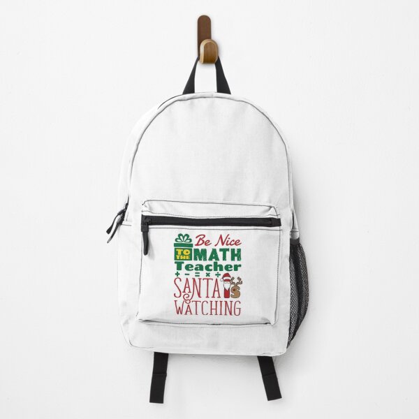 Item preview, Be Nice to the Math Teacher Santa is Watching Funny Christmas Holiday designed and sold by jaygo.
