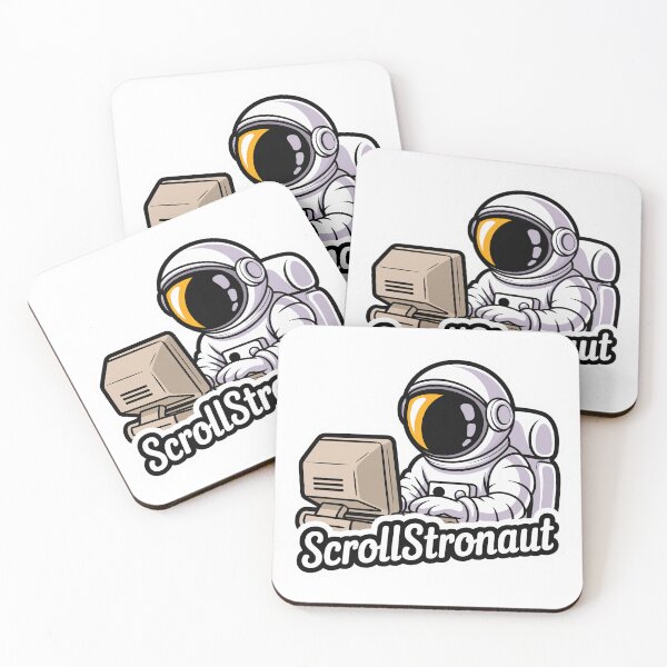 Item preview, ScrollStronaut designed and sold by PixelPack Design.