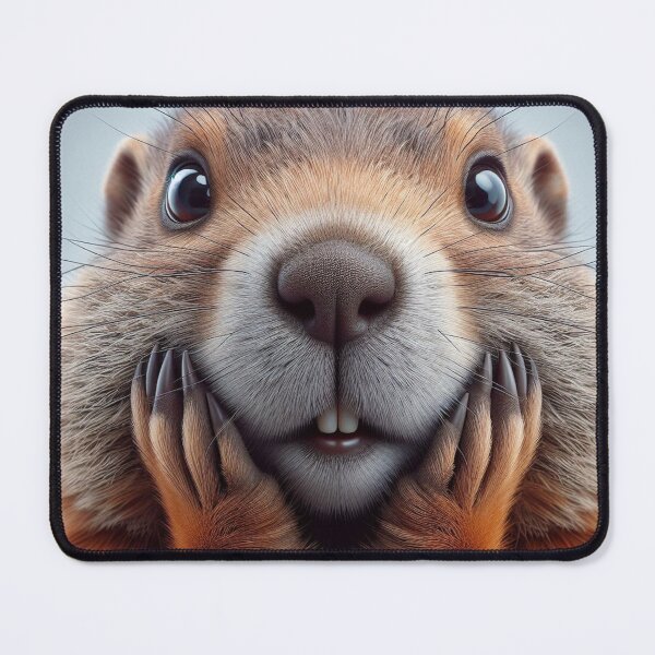 Item preview, The Mischievous Groundhog designed and sold by NatStock.
